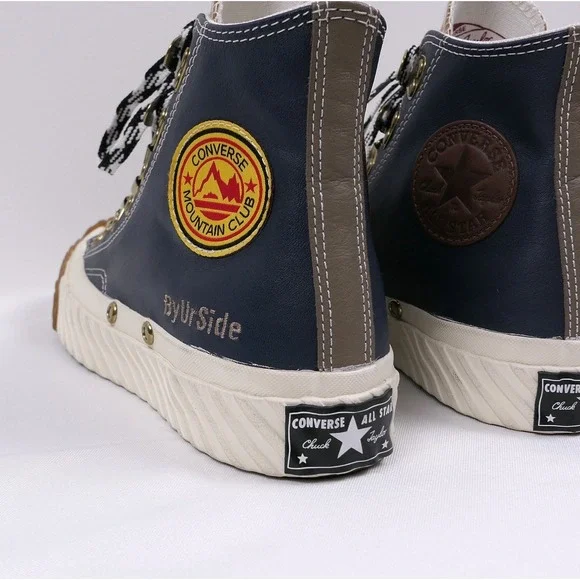 All Star Converse Mountain Club Leather Hi Top Shoes Men's 4.5 Womens 6.5 Taylor